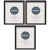 Simply Everyday 8 X 10" Block Frames 3pk - Black -Household Product Store 290765 3pk simply everyday block frames 8x10 black 2