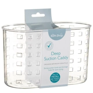 Simply Deep Plastic Suction Caddy - Clear 5 Simply Deep Plastic Suction Caddy - Clear - Image 3