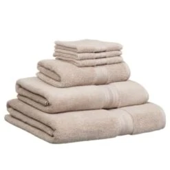 B&M Signature Zero Twist Bath Towel - Biscuit -Household Product Store 317226 317228 317231 317233 Signature Zero Twist biscuit towels 1