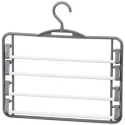 B&M Swivel Hook Trouser Hangers 2pk -Household Product Store 320026 2 pack Trouser Hanger 2