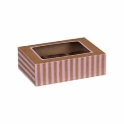 Betty Winters Cupcake Boxes 4pk -Household Product Store 320783 4pk cupcake boxes holds 6 pink 2