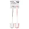 B&M Suction Dish Brushes 2pk - Grey & Blush -Household Product Store 321988 2pk suction dish brush grey and blush