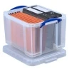 Really Useful Storage Box 35L -Household Product Store 324442 35L Clear a