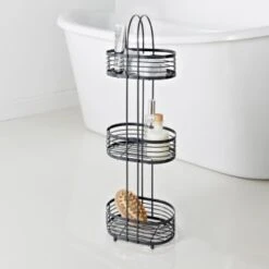 Addis Powder Coated 3 Tier Caddy - Black