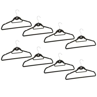 B&M Pure Velvet Hangers 8pk - Black 5 B&M Pure Velvet Hangers 8pk - Black - Image 3