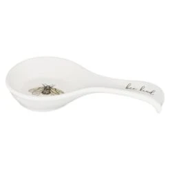 B&M Ceramic Spoon Rest 20 B&M Ceramic Spoon Rest -Household Product Store 337110 ceramic spoon rest bee kind 2