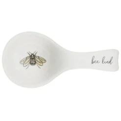 B&M Ceramic Spoon Rest 21 B&M Ceramic Spoon Rest -Household Product Store 337110 ceramic spoon rest bee kind