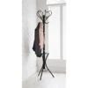 Spaceways Padstow Metal Coat Stand - Black -Household Product Store 341201 padstow metal coatstand black