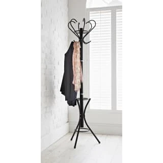 Spaceways Padstow Metal Coat Stand - Black 3 Spaceways Padstow Metal Coat Stand - Black
