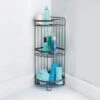 B&M 3 Tier Corner Caddy - Grey -Household Product Store 343376 addis 3 tier corner caddy grey
