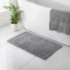 B&M Signature Microfibre Noodle Bath Mat - Grey -Household Product Store 345484 signature bath mat grey