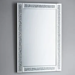B&M Crushed Jewel Mirror - Silver