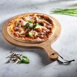B&M Wooden Pizza Board -Household Product Store 346842 wooden chop and serve board