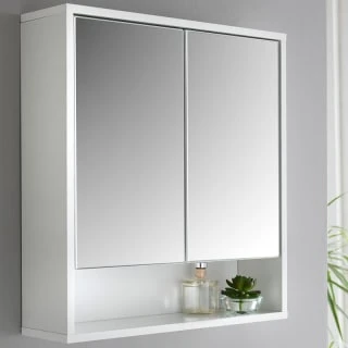 Norsk High Gloss Bathroom Mirror Cabinet 3 Norsk High Gloss Bathroom Mirror Cabinet