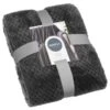 Simply Everyday Waffle Throw - Charcoal -Household Product Store 348798 simply waffle throw charcoal 4
