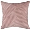 B&M Pleated Velvet Cushion - Blush -Household Product Store 349589 pleated velvet cushion blush