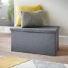 B&M Grey Coffee Table Ottoman -Household Product Store 351363 grey coffee table ottoman