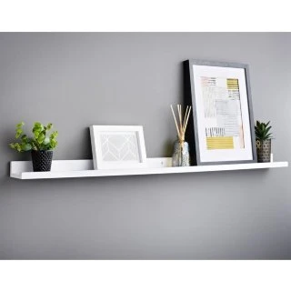 Lokken Picture Shelf 120cm - White 3 Lokken Picture Shelf 120cm - White