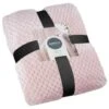Simply Everyday Waffle Throw - Blush -Household Product Store 354334 simply blush waffle throw 4