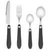 B&M Soft Touch Cutlery Set 16pc - Grey 2 B&M Soft Touch Cutlery Set 16pc - Grey -Household Product Store 357349 16pc soft touch cutlery set grey 2