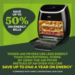 Tower 5-in-1 Air Fryer Oven 11L 38 Tower 5-in-1 Air Fryer Oven 11L -Household Product Store 357961 tower 5 in 1 air fryer oven 11l 15