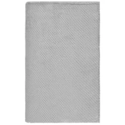 Simply Everyday Waffle Throw - Silver -Household Product Store 360835 simply waffle throw grey 4