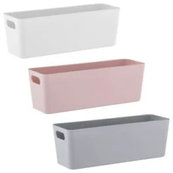 B&M Large Studio Organiser - Grey -Household Product Store 362578 362576 362579 organiser long group 1