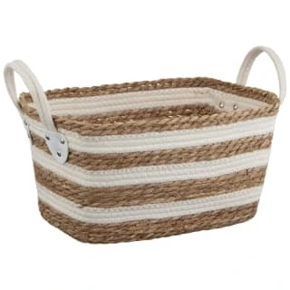 B&M Tribal Nature Striped Wicker Basket 3 B&M Tribal Nature Striped Wicker Basket