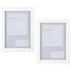 B&M Block Photo Frame 5 X 7" 2pk - White 1 B&M Block Photo Frame 5 X 7" 2pk - White -Household Product Store 367046 2pk block photo frame 5x7 white