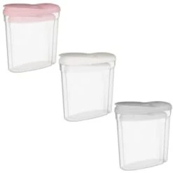 B&M Cereal Storage Container Set 2pk - Grey 13 B&M Cereal Storage Container Set 2pk - Grey -Household Product Store 368613 368614 368615 cereal storage set 2 pk main