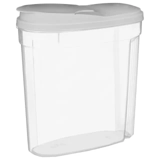 B&M Cereal Storage Container Set 2pk - Grey 6 B&M Cereal Storage Container Set 2pk - Grey - Image 4