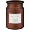 B&M Large Spa Scented Candle - Amber - Restore