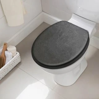 B&M Grey Slate Toilet Seat 3 B&M Grey Slate Toilet Seat