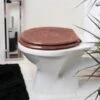 B&M Rose Gold Glitter Toilet Seat -Household Product Store 368882 rose gold glitter toilet seat