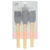 B&M Betty Winters Silicone Utensils 3pk - Grey -Household Product Store 369972 3pk betty winters silicone utensils basting brush spoon and spatula grey