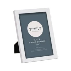 Simply Everyday 5 X 7" Block Frames 3pk - White -Household Product Store 370279 3pk simply everyday block frames 5x7 white 3
