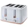 Goodmans Diamond 4 Slice Toaster - White & Rose Gold 2 Goodmans Diamond 4 Slice Toaster - White & Rose Gold -Household Product Store 371982 goodmans diamond white rose gold 4 slice toaster 2