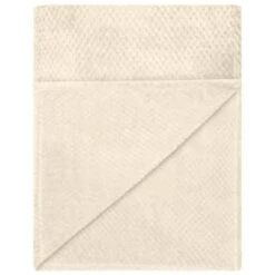 Waffle Faux Fur Throw - Cream -Household Product Store 372948 waffle faux fur throw cream 2