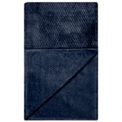 B&M Waffle Faux Fur Throw - Navy 9 B&M Waffle Faux Fur Throw - Navy -Household Product Store 372950 waffle faux fur throw navy