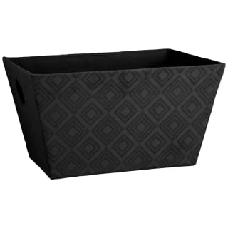 B&M Diamond Storage Basket - Black 3 B&M Diamond Storage Basket - Black