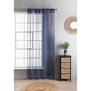 Amber Plain Voile 55 X 90" - Navy 3 Amber Plain Voile 55 X 90" - Navy