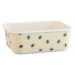 B&M Rectangular Tubs 2pk - Bees -Household Product Store 375968 2pk reuse and repurpose rectangle tubs bee 2