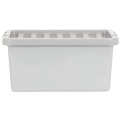 B&M Storage Box With Lid 11L - Graphite 9 B&M Storage Box With Lid 11L - Graphite -Household Product Store 377031 11l storage box grey 4
