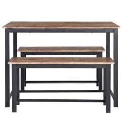 B&M Coberg Bench Dining Set 3pc -Household Product Store 377371 coberg 3 piece dining set 2