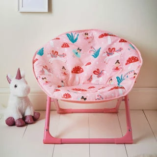 B&M Foldable Fairy Unicorn Moon Chair 3 B&M Foldable Fairy Unicorn Moon Chair