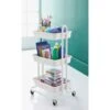Spaceways 3 Tier Multi-Purpose Trolley - White -Household Product Store 378712 mobel 3 tier multipurpose trolley white