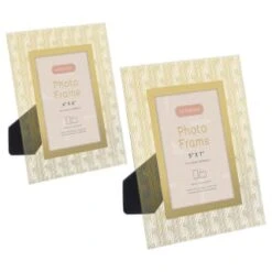 B&M Harmony Glass Photo Frame 4 X 6" - Gold -Household Product Store 380067 380068 harmony glass photo frame main