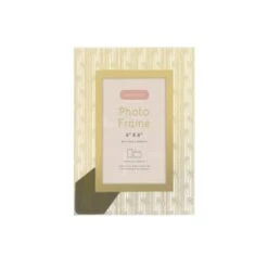 B&M Harmony Glass Photo Frame 4 X 6" - Gold -Household Product Store 380067 harmony glass photo frame 4x6 1