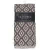 B&M Grey Textured Tea Towels 3pk -Household Product Store 380238 3pk textured tea towels grey