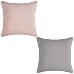 Supersoft Velvet Cushion Covers 2pk - Grey 9 Supersoft Velvet Cushion Covers 2pk - Grey -Household Product Store 380355 380356 velvet cushion covers group 2